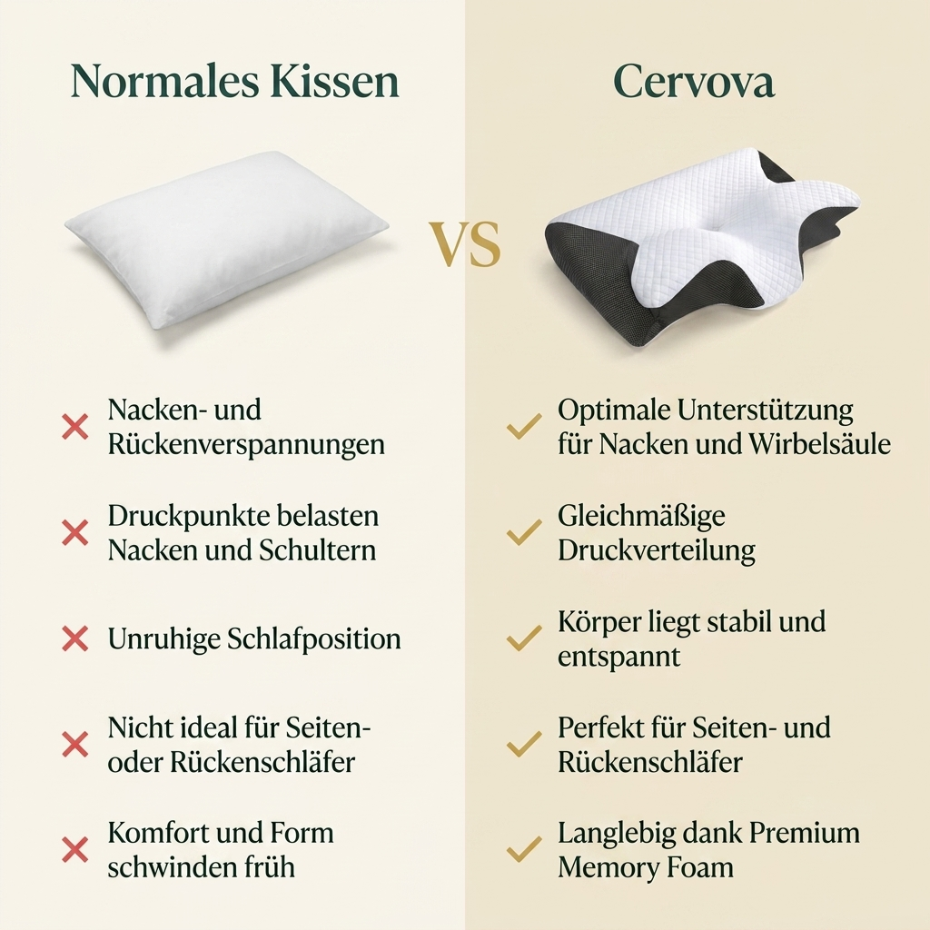 Cervova™ Schlaf-Therapiekissen